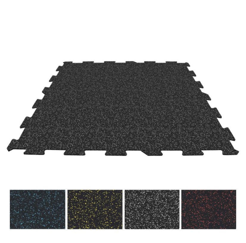Sportovní podlaha SPORTEC puzzle 2.0, 8 mm, 15% EPDM - Varianta: Sportovní podlaha SPORTEC puzzle 2.0, 6mm 15% EPDM, modrá