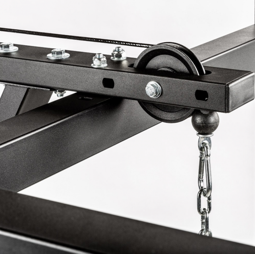 mit kugelgelagerte Seilrollen