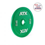 Calibrated steel disc ATX RL 10 kg with embossed surface