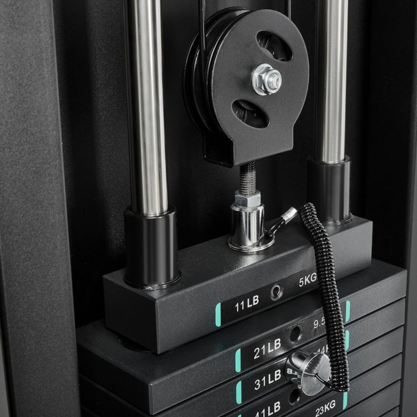 Multifunkčný posilňovací stroj ATX LINE Dual Pulley FTO-600, 2 x 90 kg tehlové závažia
