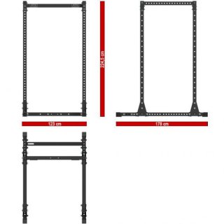 Posilovací klec Power rack ATX LINE 770, výška 225 cm, MOŽNOST KONFIGURACE