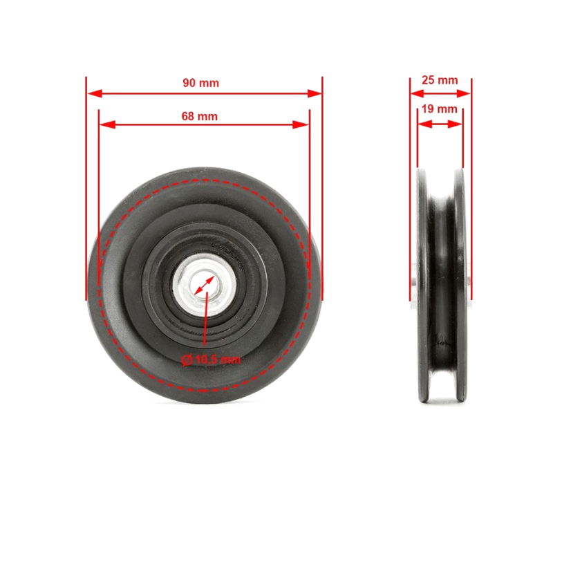 ATX® Kladka na lanko, 90 mm