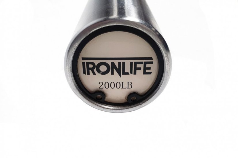 IRONLIFE; Olympijská osa Profi Lifting Bar 2200/50 mm, nosn. 900 kg, CHROM MAT