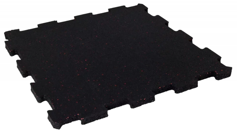TRUESTEEL; Dvojvrstvová gumová podlaha do fitness - Tloušťka podlahy: 485x485x20 mm, EPDM: 5%, barva: zelená
