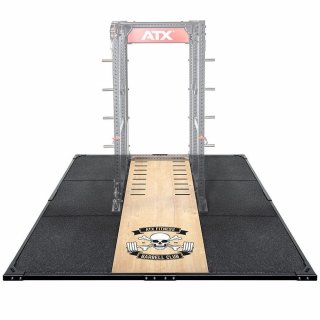 Tréninková platforma ATX LINE Weight Lifting / Power Rack XL, 3 x 3 m, logo Barbell Club