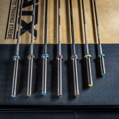 Olympijská osa ATX Training Bar 2200/50 mm, 20 kg - chrom