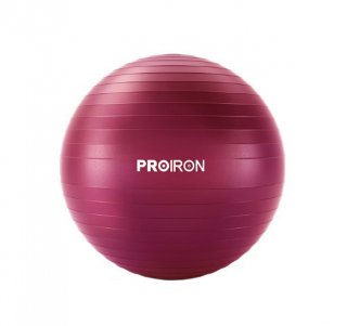 Gymnastics ball PROIRON - 55 cm, ROSE RED