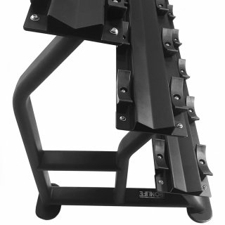 Dumbbell stand IRONLIFE 9 pairs, triple row