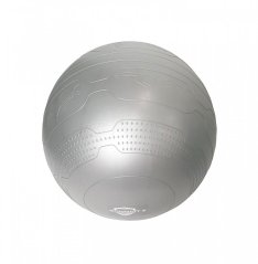 Gymnastická lopta IRONLIFE 65 cm, STRIEBORNÁ