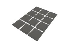 Podlaha PUZZLE PAVIFLEX Home Fitness 2000 x 1500 × 5 mm - GREY