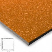 Podlaha do fitness role Comfort Flooring MIX tl. 8 mm, oranžová