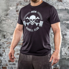 Tričko ATX Barbell Club, čierne