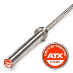 Olympijská tyč ATX LINE; Competition Powerlifting 2200/50 mm