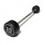 Rubber straight barbell IRONLIFE 35 kg