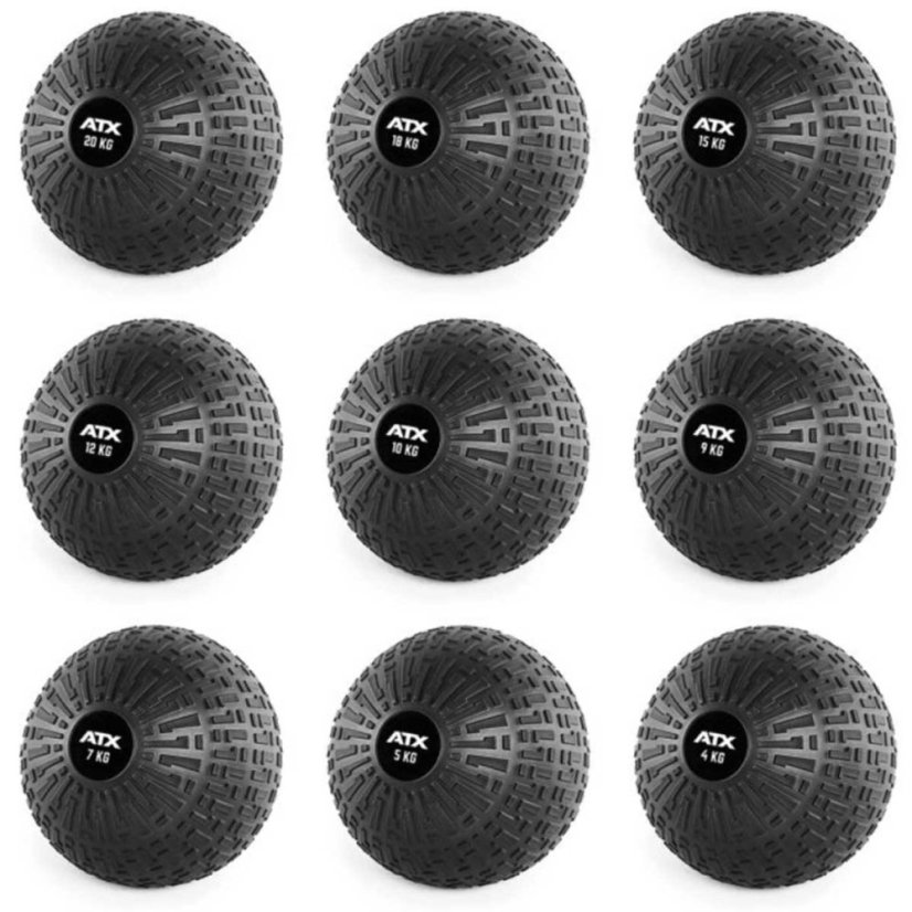 Power Slam Balls ATX 4 kg, čierny (NEW DESIGN)