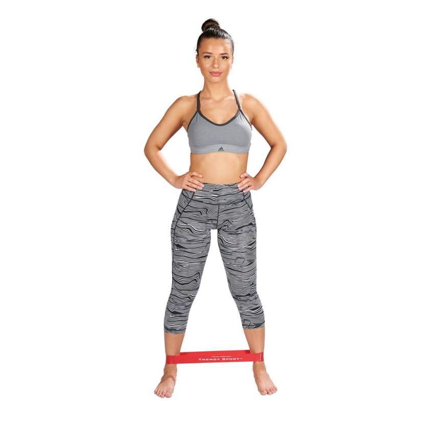 Fitness odporová guma TRENDY Tone-Loop, extra ľahký odpor, 30 cm