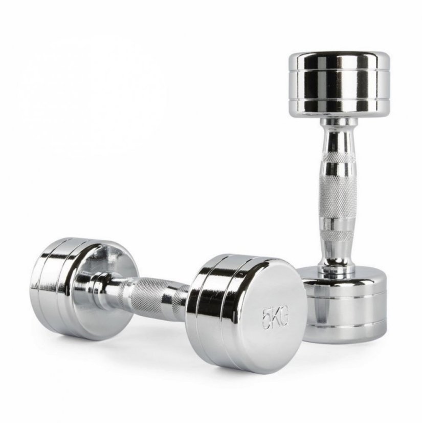 Set jednoručních činek chrom ATX 1 - 10 kg