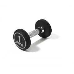 Jednoruční činka pogumovaná IRONLIFE 1 kg