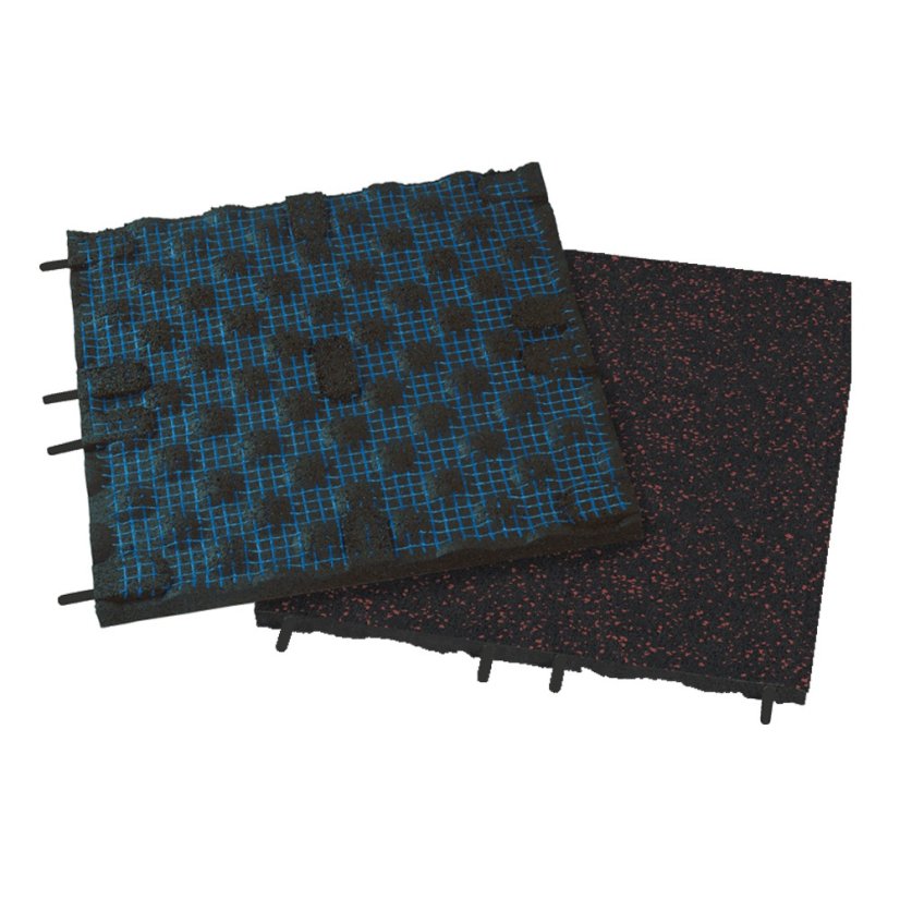 Podlaha SPORTEC STYLE COLOR tl. 70 mm, 15 % EPDM - Varianta: Style 50 x 50 cm, Color 15 %, 70 mm, šedá