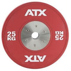 ATX LINE kotouč HQ Rubber Plates 25 kg, červený