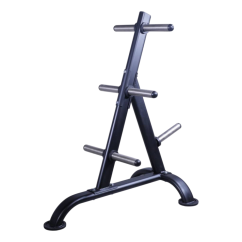 Stojan na kotúče LIFEMAXX; Weightplate rack, čierny