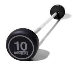 Set rovných bicepsových činek IRONLIFE (10-45 kg)