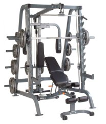 IMPULSE Multipress + posilňovacia lavica IF-FID + závažie 90 kg