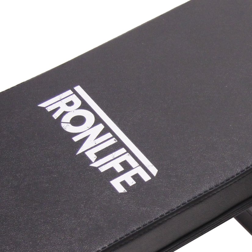 IRONLIFE; Flat Bench - Heavy Duty Steel Frame