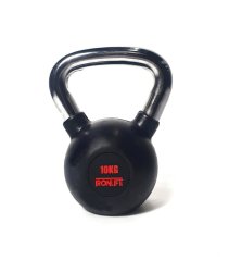 Kettlebell IRONLIFE 10 kg, rubberized