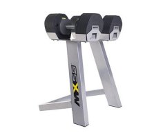 One-hand dumbbell set with MX SELECT rack 4,5 - 23,8 kg (pair)