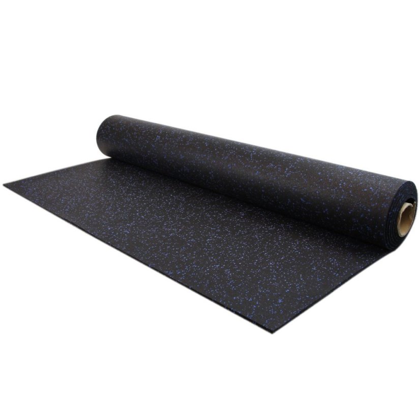 Podlaha SPORTEC COLOR 6 mm s 10% žíhaním - Varianta: SPORTEC; Color 10% EPDM, 6 mm, modrá