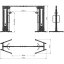 ATX LINE Cable Crossover, 2 x 90 kg, výška 239 cm