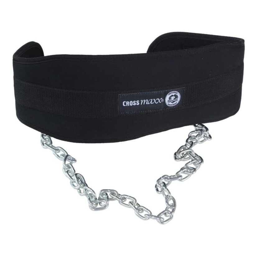 Zátěžový opasek LIFEMAXX Dip Belt, černý