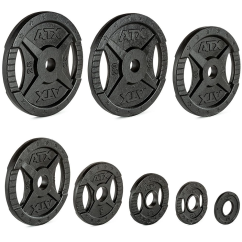 Litinový kotouč ATX LINE 2-Grip 10 kg, otvor 50 mm