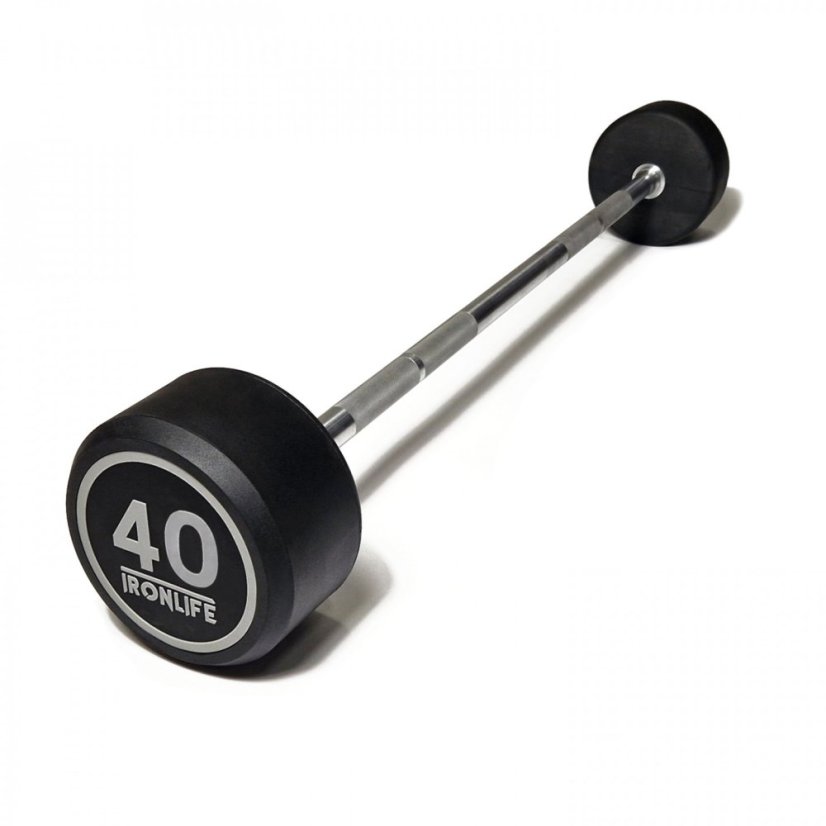 Obojručná činka rovná IRONLIFE 40 kg
