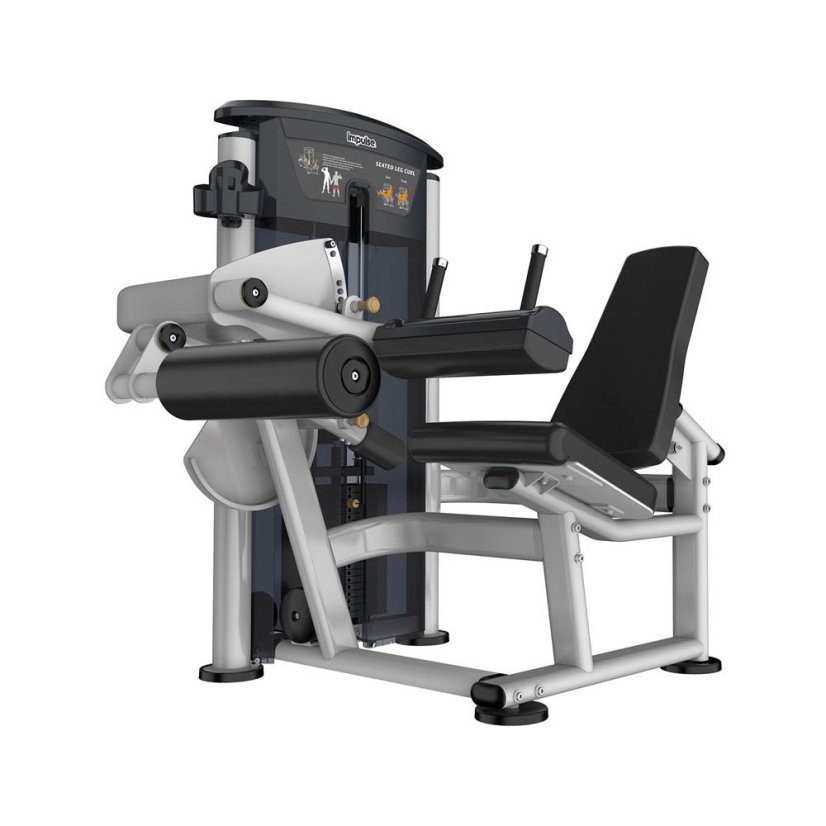Posilovací stroj IMPULSE Seated Leg Curl - Varianta: Posilovací stroj Seated Leg Curl 72 kg