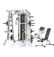 Multipress set CSM-725WS TUFF STUFF vrátane stĺpca so závažím a posilňovacej lavice CMB-375LEGBIC