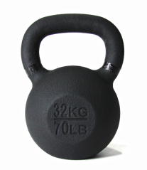 HANTLA ŻELIWNA KETTLEBELL CZARNA