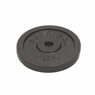 ARSENAL cast iron disc 5 kg, hole 25 mm