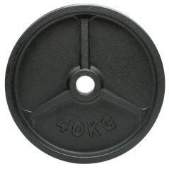 Cast iron disc ATX LINE 40 kg, diameter 50 mm