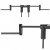 Olympijská tyč ATX Safety Squat Bar 2200/50 mm, váha 16 kg
