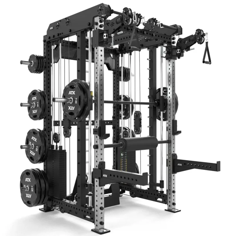 ATX LINE; Multi Pull Smith Rack, tehličkové závažie 2 x 110 kg