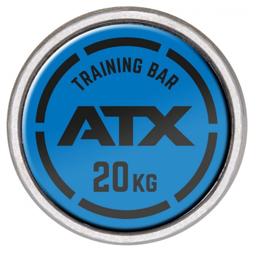 Tréningová tyč ATX LINE 2200/50 mm, 20 kg - BLACK OXID
