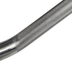 IRONLIFE; PREMIUM EZ Curl Bar, osa biceps 120 cm, CHROM MAT