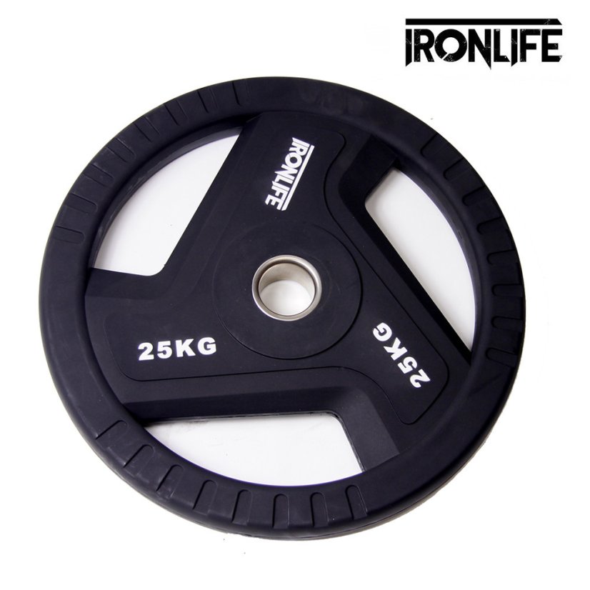 Olympijský uretánový disk IRONLIFE 25 kg