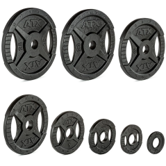 ATX LINE; Litinový kotouč 0,5 kg,  2-Grip, otvor 50 mm