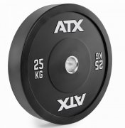 BUMPER disc ATX LINE 25 kg, BLACK