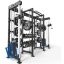 Posilovací konstrukce ATX® Cable Cross Rack s protisměrnými kladkami, 2 × 90 kg závaží, výška 220 cm