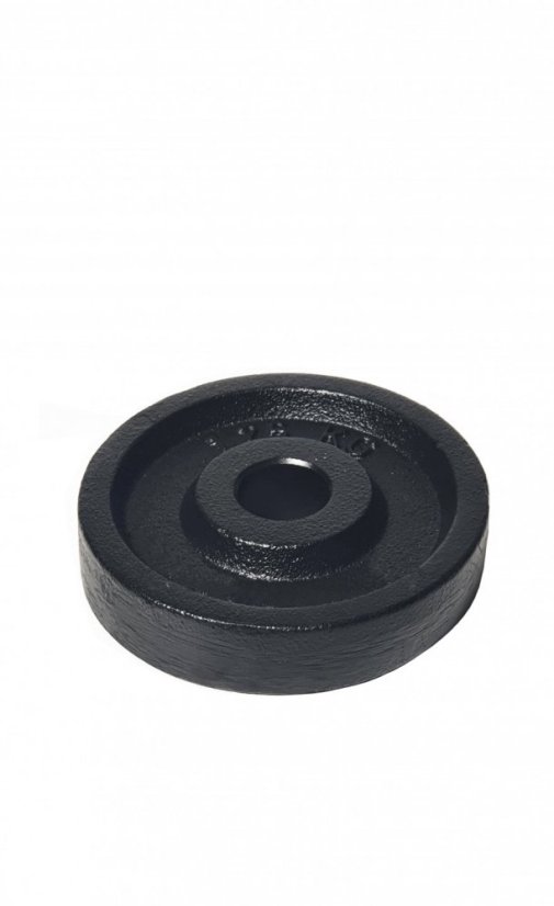 Činka s liatinovým kotúčom ARSENAL 1,25 kg, otvor 26 mm, ČIERNA
