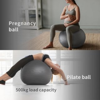 Gymnastický míč PROIRON Yoga Ball Embos - 65 cm, černý